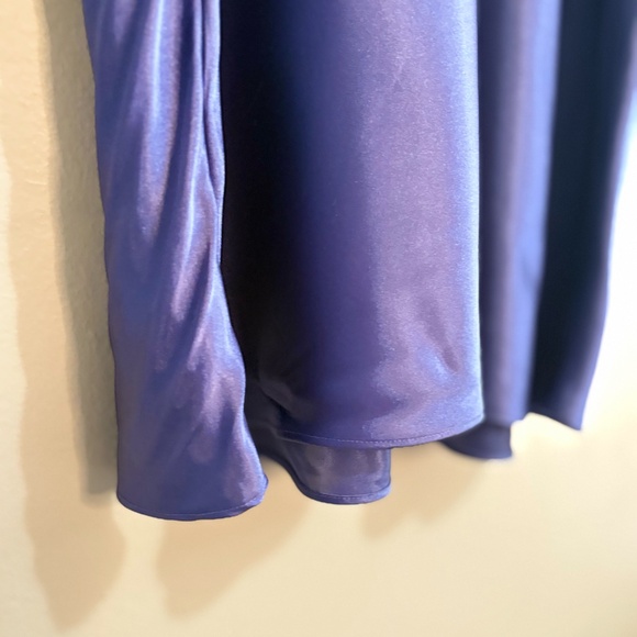 Vintage Gilligan & O'Malley Purple Silky Slip Chemise - Picture 12 of 13